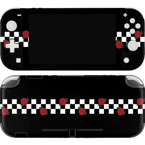 Rose Checkerboard Nintendo Switch Lite Skin